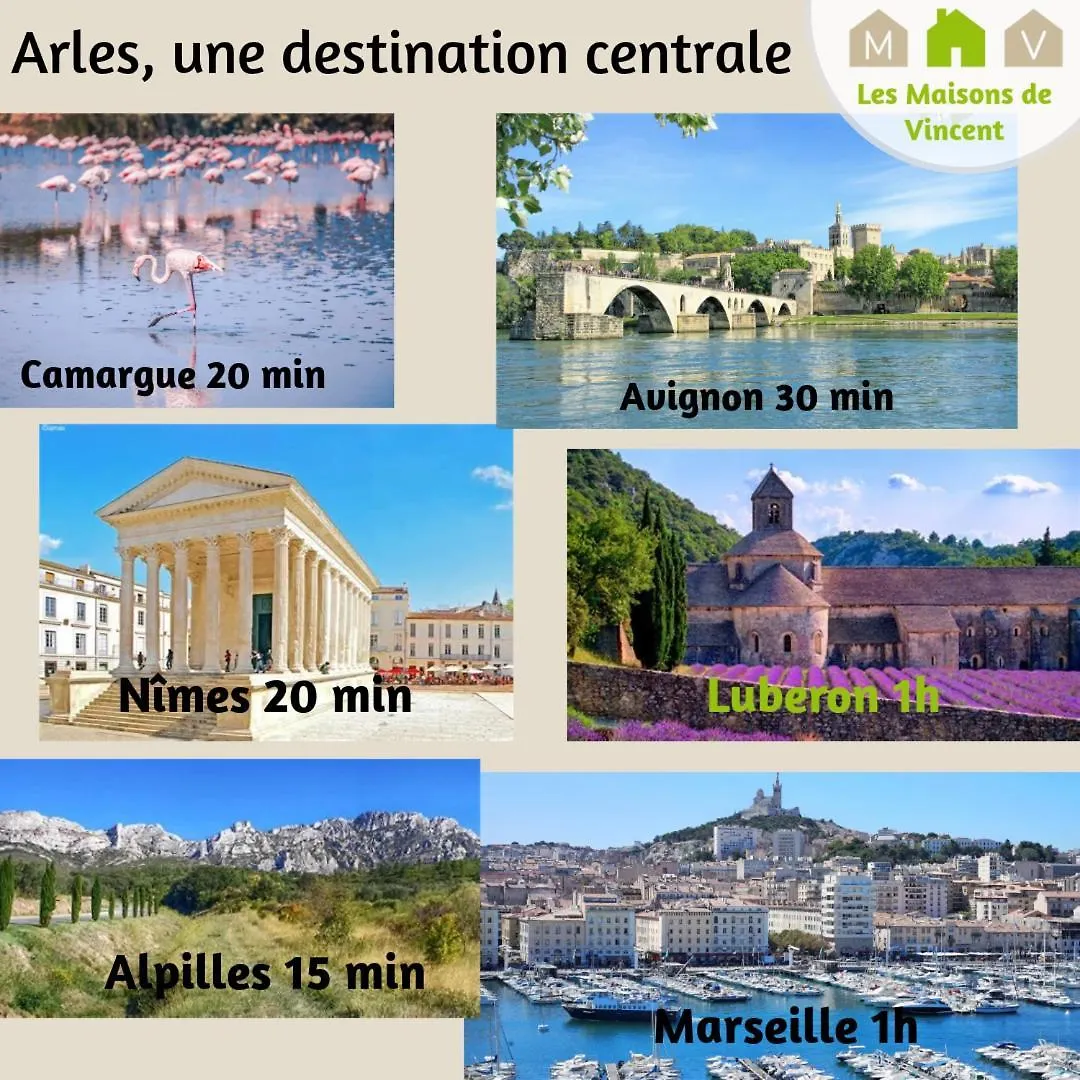 Zen Arena, Clim - Terrasse Villa Arles Holiday home